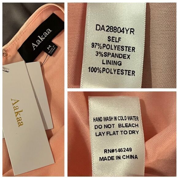 Red Dress Boutique Aaakaa Wish For More One Shoulder Ruffle Satin Dress Blush M - Picture 12 of 13